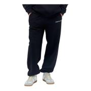 Katoen Fleece Track Broek Awake NY , Black , Heren