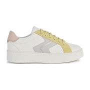 Witte Skyely Sneakers voor Vrouwen Geox , White , Dames