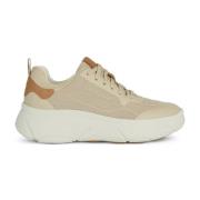 Nebula 2.0 Beige Sneakers Vrouwen Geox , Beige , Dames