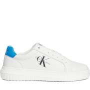 Witte Chunky Sneakers Malibu Blu Calvin Klein Jeans , White , Heren