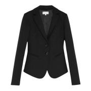 Stijlvolle Katoenen Blazer Jas Patrizia Pepe , Black , Dames