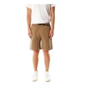 Shorts met middelhoge taille en riem Gramicci , Green , Heren