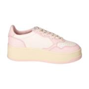 Platform Sneaker met Geperforeerde Neus Autry , Multicolor , Dames