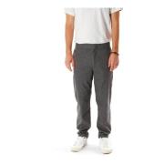 Straight Trousers Nn07 , Gray , Heren