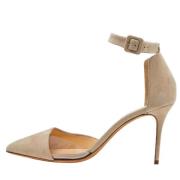 Pre-owned Suede heels Giuseppe Zanotti Pre-owned , Beige , Dames