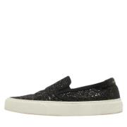 Pre-owned Fabric sneakers Yves Saint Laurent Vintage , Black , Dames