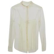 Pre-owned Mesh tops Dior Vintage , White , Dames