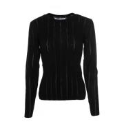 Round-neck Knitwear Samsøe Samsøe , Black , Dames