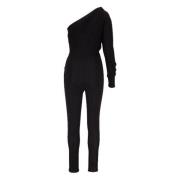 Stijlvolle Jumpsuit voor Vrouwen Saint Laurent , Black , Dames
