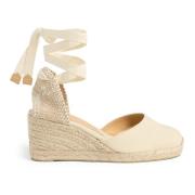 Carina/6/001 7 cm Wedges Castañer , Beige , Dames