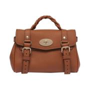 Mini Alexa Satchel Mulberry , Brown , Dames