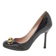 Pre-owned Leather heels Gucci Vintage , Black , Dames