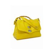 Gele Schoudertas Dagelijkse Handtas Zanellato , Yellow , Dames