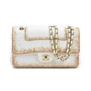 Pre-owned Wool chanel-bags Chanel Vintage , White , Dames