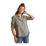 Bella Dahl blouse split back Bella Dahl , Green , Dames