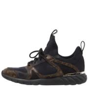 Pre-owned Canvas sneakers Louis Vuitton Vintage , Black , Dames