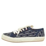 Pre-owned Canvas sneakers Carolina Herrera Pre-owned , Blue , Dames