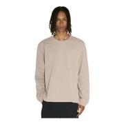 Stretch Katoen Jersey Crewneck Sweatshirt Our Legacy , Beige , Heren