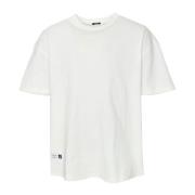 Casual T-shirt met achterprint Denham , White , Heren
