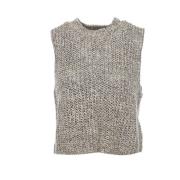 Sleeveless Knitwear Drykorn , Gray , Heren