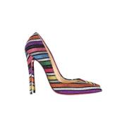 Pre-owned Leather heels Christian Louboutin Pre-owned , Multicolor , D...