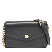 Pre-owned Leather shoulder-bags Michael Kors Pre-owned , Black , Dames