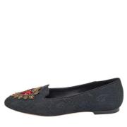Pre-owned Fabric flats Dolce & Gabbana Pre-owned , Black , Dames