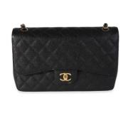 Pre-owned Leather chanel-bags Chanel Vintage , Black , Dames