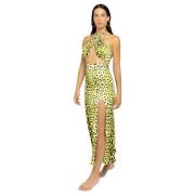 Pretty Leo Lange Jurk Cover Up 4Giveness , Yellow , Dames