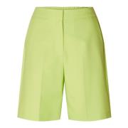 Groene Binna Shorts Selected Femme , Green , Dames