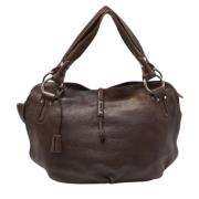 Pre-owned Leather handbags Celine Vintage , Brown , Dames