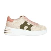 Beige Sneakers Rebel Hogan , Multicolor , Dames