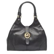 Pre-owned Leather shoulder-bags Michael Kors Pre-owned , Black , Dames