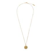 Gouden Munt Hanger Ketting Malababa , Yellow , Dames