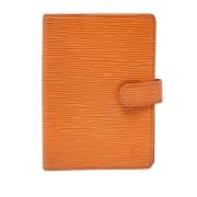 Pre-owned Leather home-office Louis Vuitton Vintage , Orange , Dames