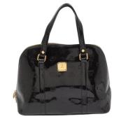 Pre-owned Leather handbags MCM Pre-owned , Black , Dames