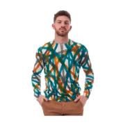 Geometrisch Patroon Crewneck Sweater Bob , Multicolor , Heren