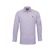 Overhemd met knoopsluiting lange mouw U.s. Polo Assn. , Purple , Heren