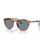 Stijlvolle zonnebril voor dagelijks gebruik Persol , Brown , Unisex