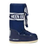 Nylon Winterlaarzen Moon Boot , Blue , Dames