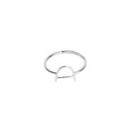 Alfabet Letter Ring Malababa , Gray , Dames