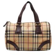 Pre-owned Leather travel-bags Burberry Vintage , Multicolor , Dames