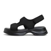 Luxe Platform Sandalen Cesare Gaspari , Black , Dames