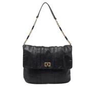 Pre-owned Leather handbags Anya Hindmarch Pre-owned , Black , Dames