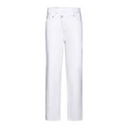Criss Cross Denim Jeans Agolde , White , Dames