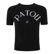 Zwarte T-shirts & Polos voor vrouwen Patou , Black , Dames