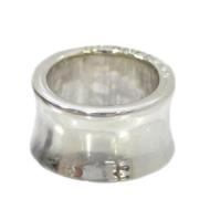 Pre-owned Silver rings Chanel Vintage , Gray , Dames