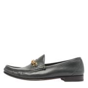 Pre-owned Leather flats Tom Ford Pre-owned , Green , Dames