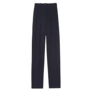 Atalia navy broek Ines De La Fressange Paris , Blue , Dames