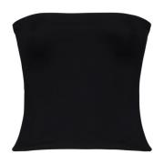 Zwarte Top met Opaque Tube Wardrobe.nyc , Black , Dames